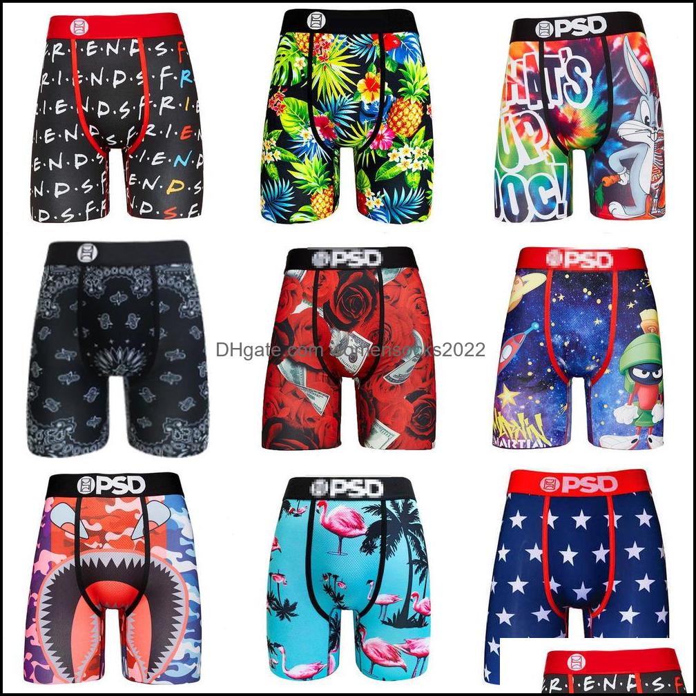 

Mens Shorts Clothing Apparel High Quality 18 Colors Sexy Quick Dry With Bags Psd Boxers Briefs Cotton Breatha Dhwhu, P43