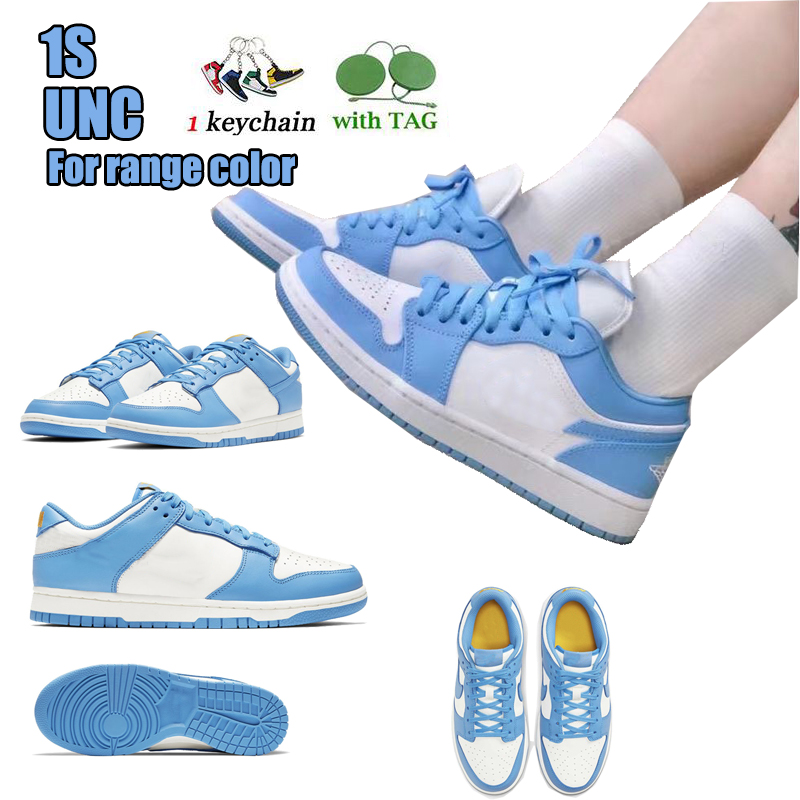 

2022 Low cut 1 OG 1s Mens Basketball Shoes Running Electro Orange Obsidian UNC Hyper Royal University Blue Sport Green Bred Patent Women man Sneakers Size 36-45, 18
