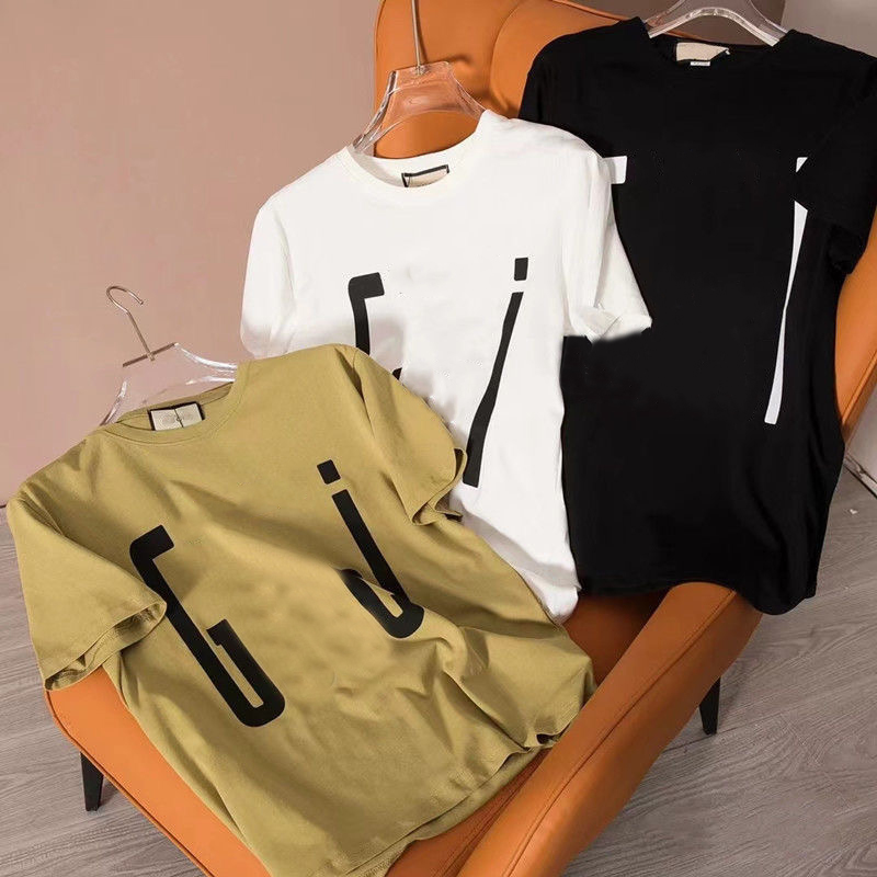 

Italy 2022 Designer Paris T Shirt Summer Womens T shirts Couples Print Short Sleeve Tees Streetwear White Pattern Asian size -5XL, 04