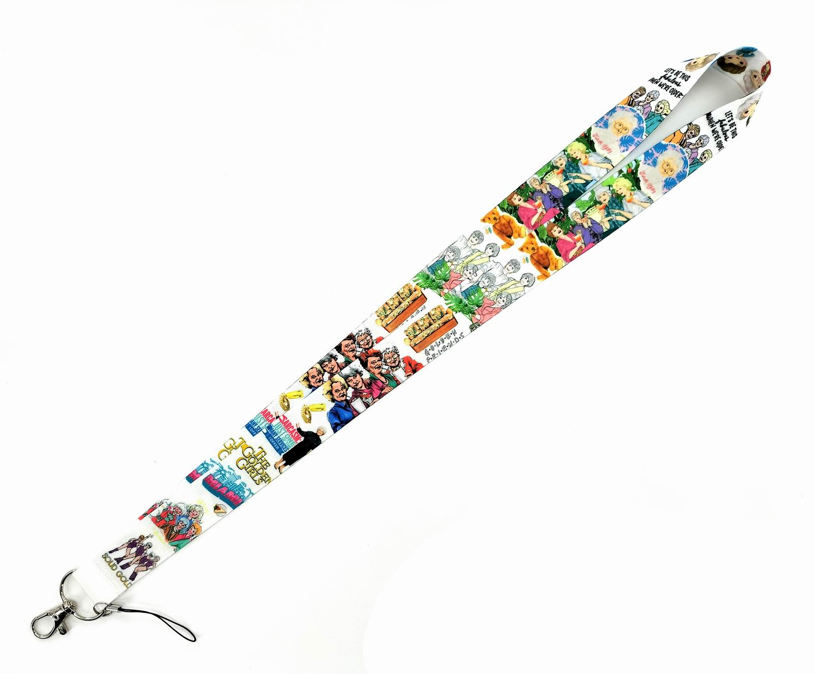 

10 Pack Golden Girl Cartoon Anime Lanyard Key Chain Neck Strap Key Camera ID Phone String Pendant Party Gift Gift Accessories Small Wholesale