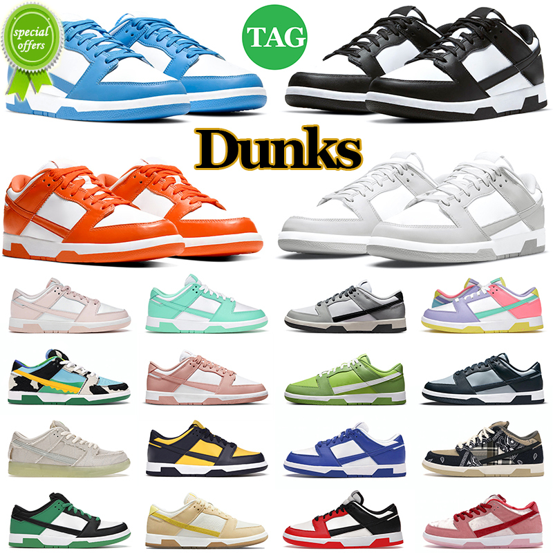 

sb dunks desinger casual shoes panda dunked men women University Blue Coast Grey Fog Rose Whisper mens trainers Outdoor Sports Sneakers, White black
