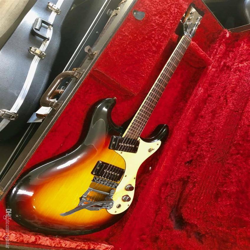 

Rare The Ventures Mosrite Ventures Model 1965 Vintage Sunburst Electric Guitar B500 Tremolo Birdge281s