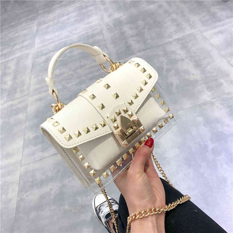 2022 sac à main minibags mode populaire rivet single épaule messager chaîne crossbody sacs