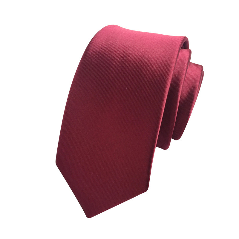 Silk Slim Men Ties Fashion 6cm Skinny Stripe Dot Floral Neck tie for men Woven Formal wear business wedding party 38-image-763142838