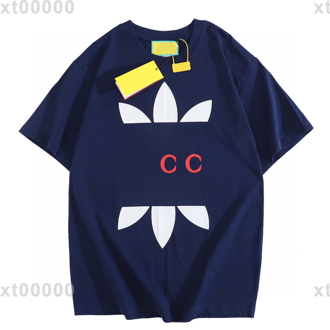 

22SS Designer Letter Printed T Shirts Tee Sweatshirt Fashion High Street Short Sleeves Summer Casual T-Shirt Breathable Men Women Crew Neck Tees Dresses for Wome 6-152, White
