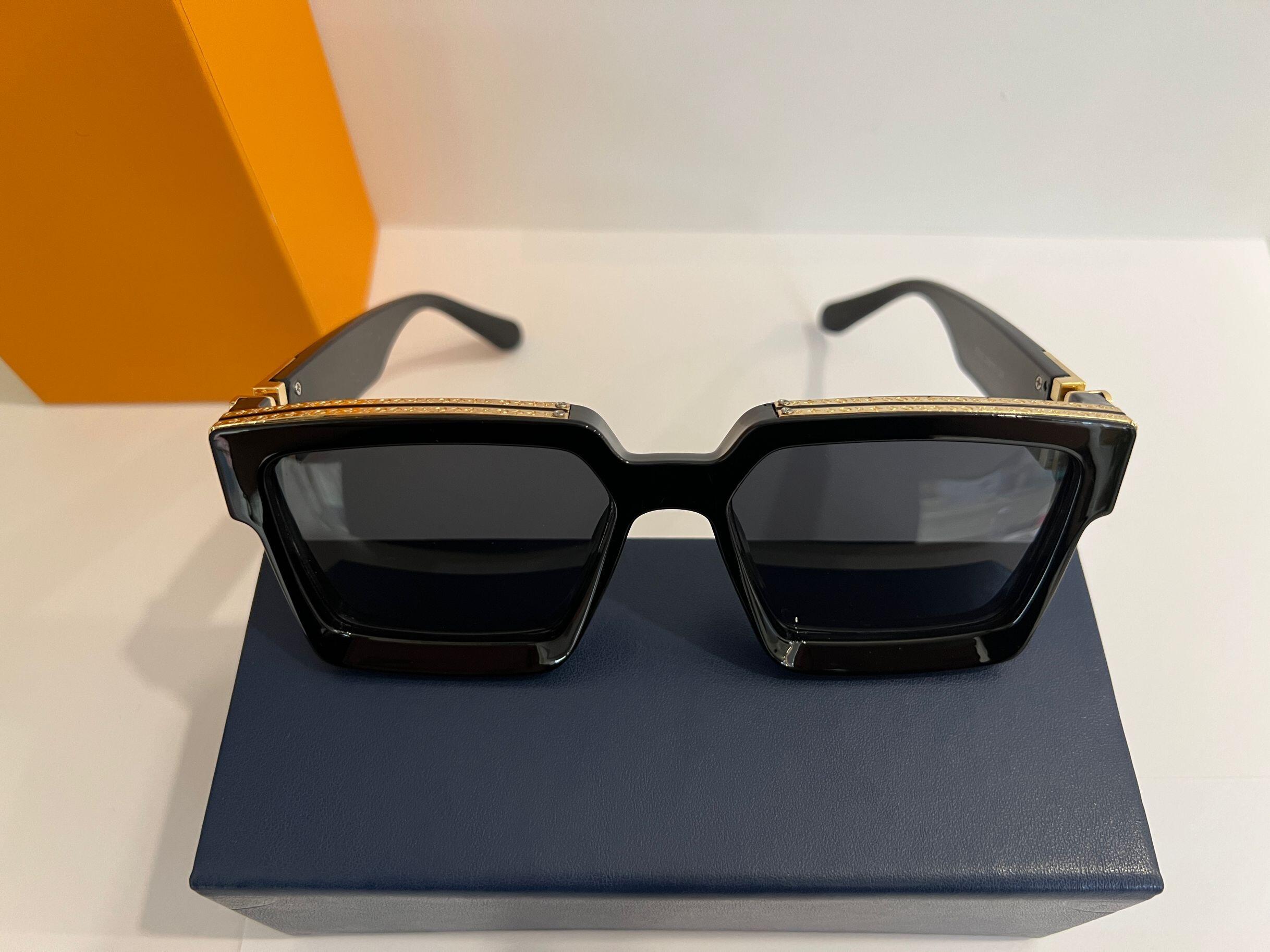 

2022 Luxury MILLIONAIRE M96006WN Sunglasses for men and women square full frame Vintage unisex Shiny Gold good sell plated Top quality Come With Package