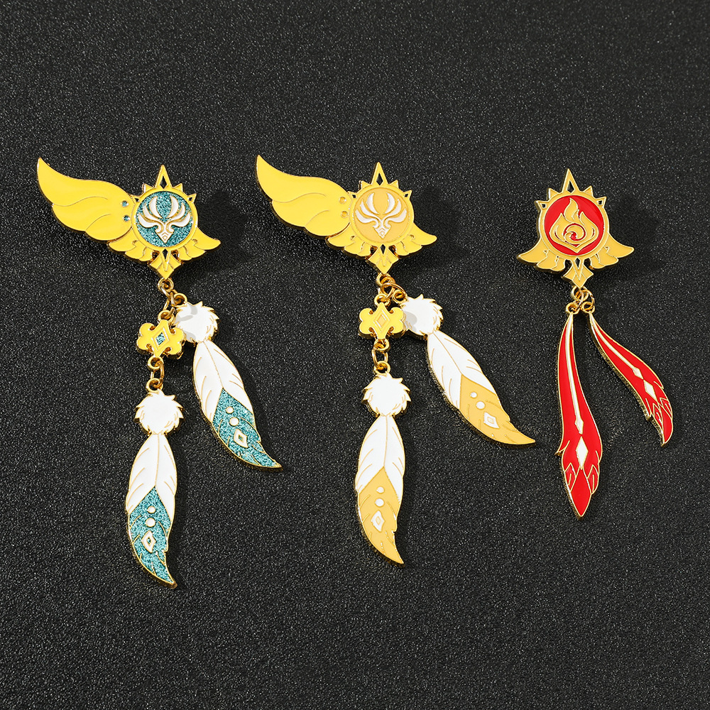 

Genshin Impact Animal Cute Things Enamel Pin Badges on Backpack Anime Brooch Lapel Pins Jewelry Accessories Holiday Gift, Mixed colors