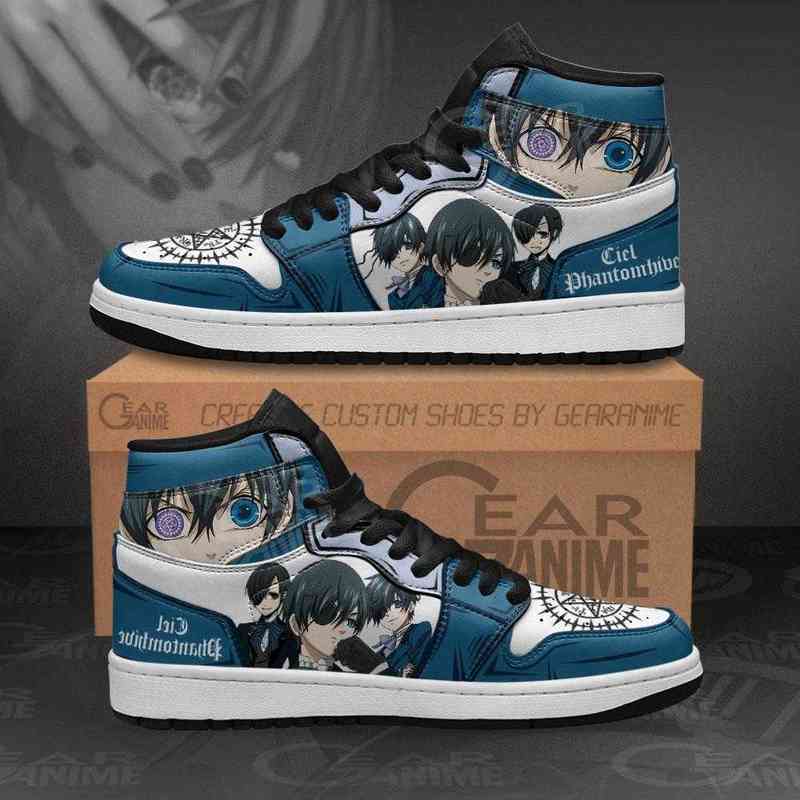 

Ciel Phantomhive Sneakers Black Butler Anime Shoes, Others