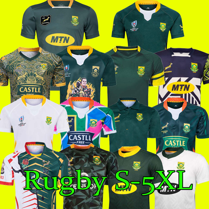 

100th Anniversary 19 20 Africa shirt African rugby jersey CHAMPION JOINT VERSION national team shirts South 21 22 2021 2022, As shown