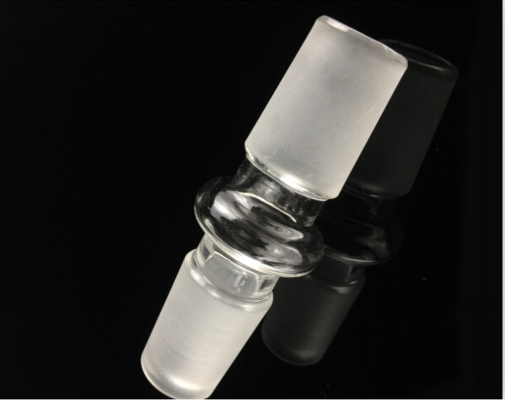 

Bong straight Male to Male Glass hookahs adapter for glass waterpipe different joint size 10&14&18