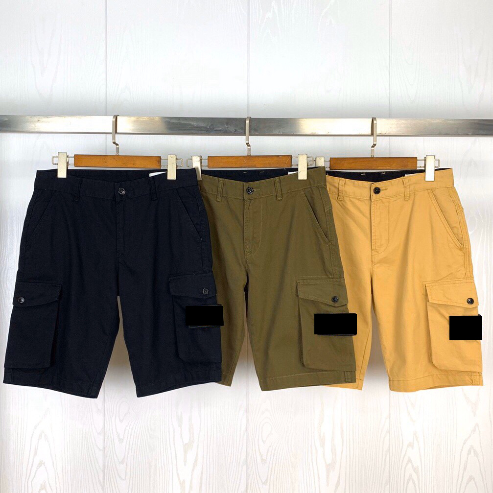 

Luxurious topstoney designer Men's Shorts compass watch badge logo washed overalls casual shorts couple models, Supplement (not shipped separately)