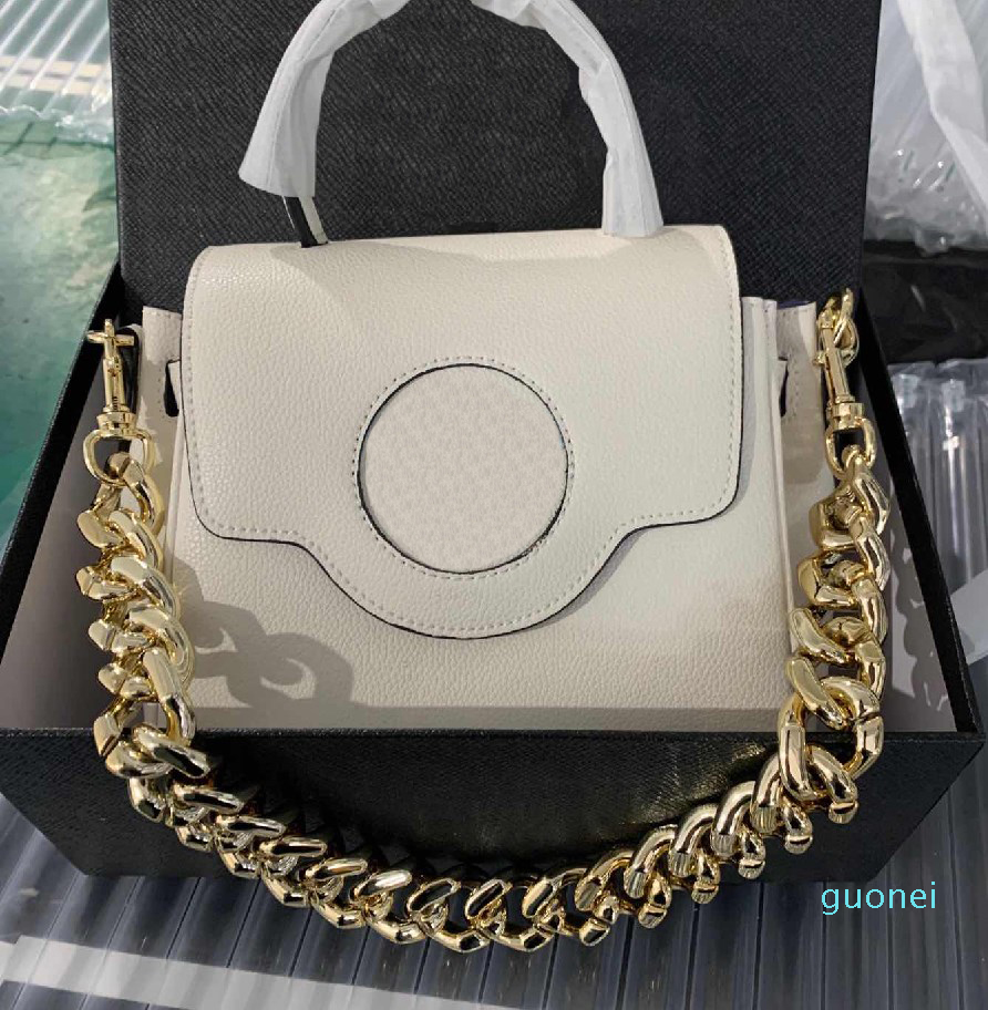 

2022 luxury shoulder bag designer women handbag fashion with thick chain lady temperament cross body bags high quality, Make up for price