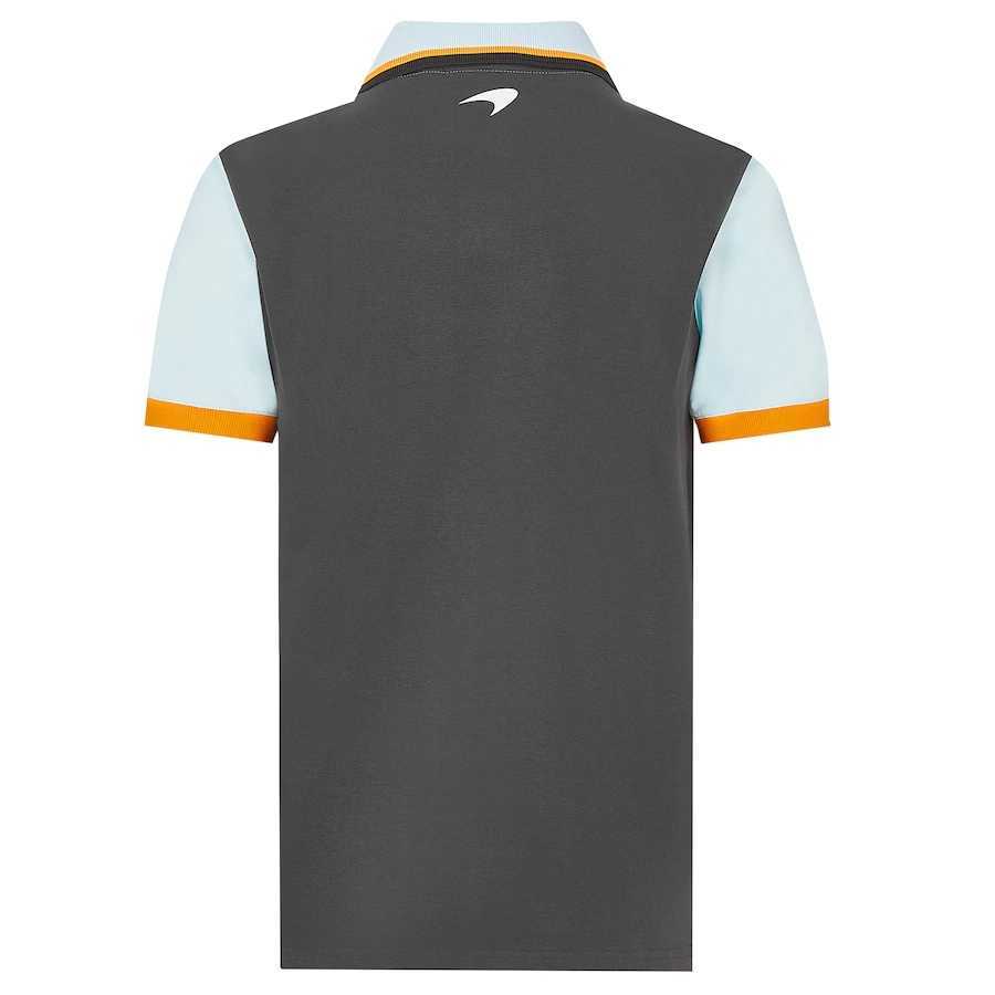 

2022 F1 Team Racing Formula Men' Short Sleeve Polo for Mclaren Lapel Season Motorsport Quick-dry Breathable Do Not Fade 65rk
