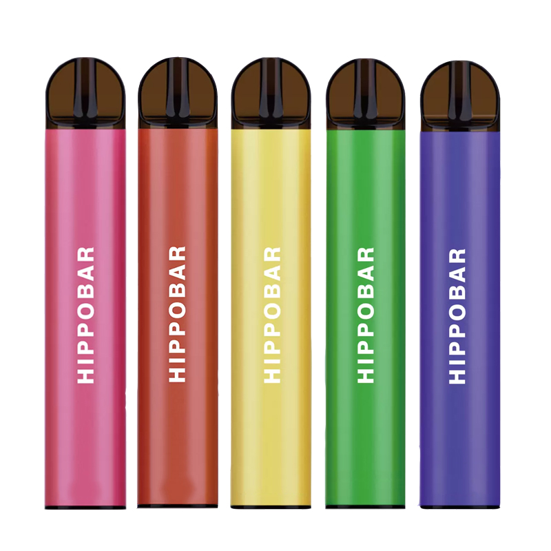 

2500 Puffs Disposable E Cigarettes Vape Pens Rechargeable 400mAh Battery 7ml Mesh Coil Pod Prefiiled 10 Colors Hippobar H6