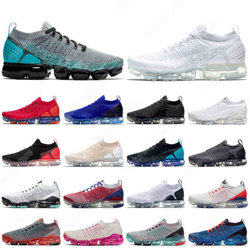 

2022 Top Quality Vapores Fly 2.0 knit 3.0 Cushion Mens Running Shoes for girls Triple Black Metallic Gold Zebra Sail Oreo Sapphire Blue Sport Sneakers Trainers Size 36-45, Deep brown