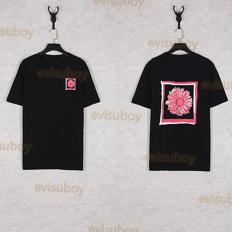 

Summer Mens Designer High Quality T Shirt Fashion Womens Pattern Printing Short Sleeve Couples Unisex Tshirts Black Green White Size -XL, #01