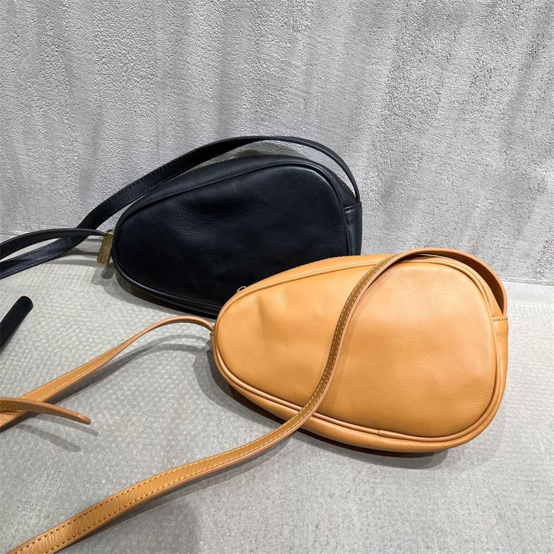 

Evening Bags Vintage Chest Crossbody For Women Natural Real Leather Shoulder Bag Female High Quality Daily Travel Portable Small BagsEvening, Black