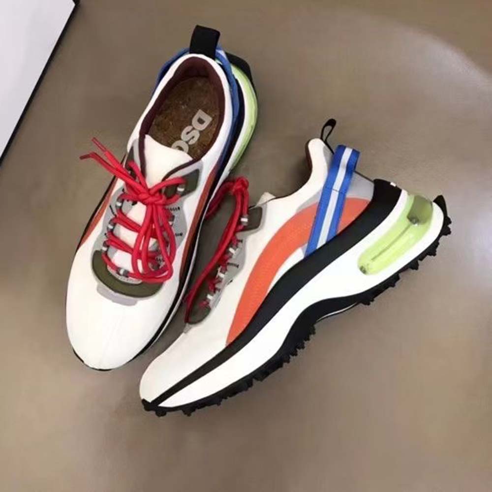 

high quality designer men D2 sneakers womens white mens shoes leather espadrilles flats platform oversized casual espadrille flat sole sneakers with box 36-46 er88