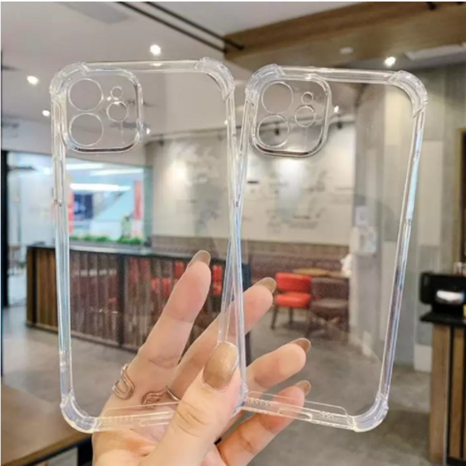 

Top High Factory Price Anti-knock Soft TPU Transparent Clear Protect Cover Shockproof Case For iPhone 6s 6 7 8 plus X samsung s8 s8 plus note8, White
