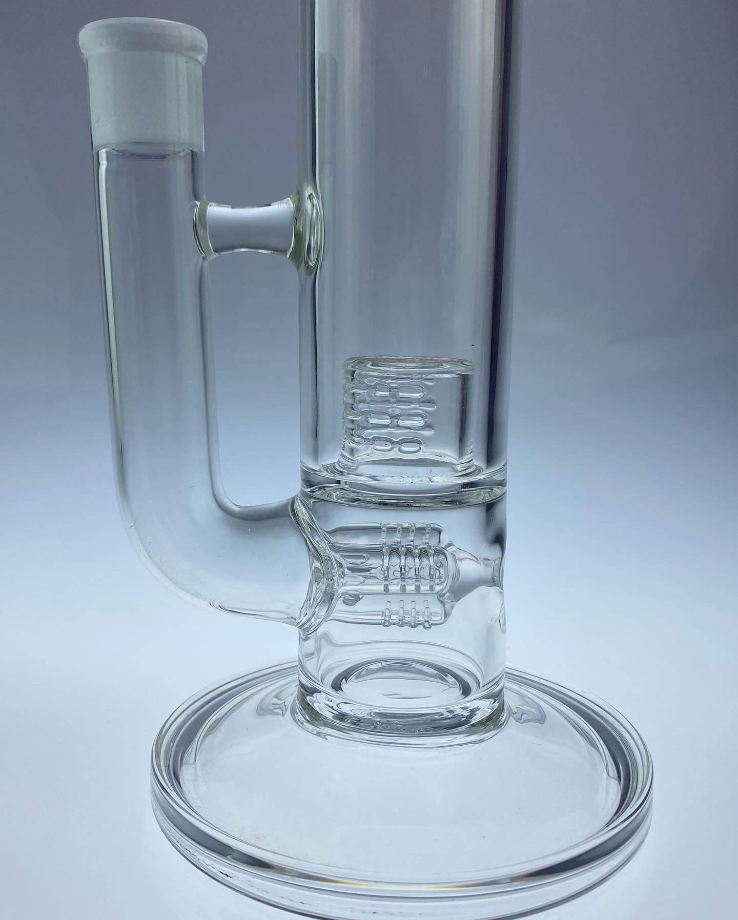 

Glass hookah 3 perks bong 18 mm joint 16inch 180 grid clean high quantity