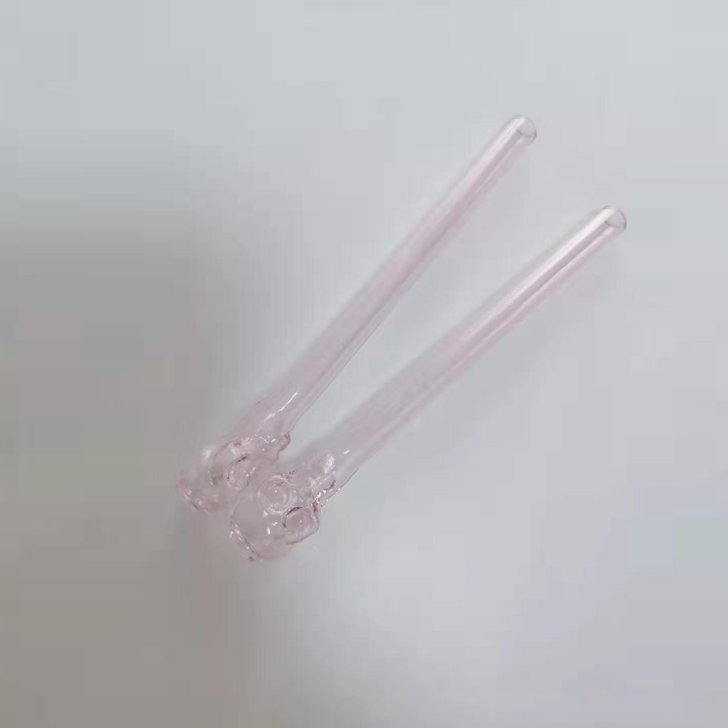 

4.7" Pink Skull pot glass oil burner pipe wax smoking hand pipes durable great tubes wholesale china