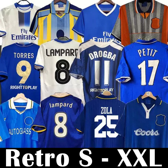 

CFC 2011 Retro Soccer Jersey Lampard Torres Drogba 11 12 13 Finals 94 95 96 97 98 99 111 Football Shirts Camiseta WISE 03 05 06 07 08 COLE ZOLA Vialli 07 08 01 03 HUGHES GULLIT, 94/96 away