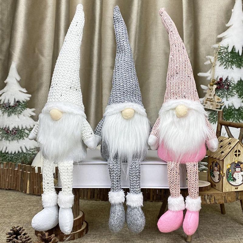 

Christmas Decorations Faceless Beard Doll Decoration For Home Ornament Xmas Tree Hanging Santa Claus Year 2022 Merry