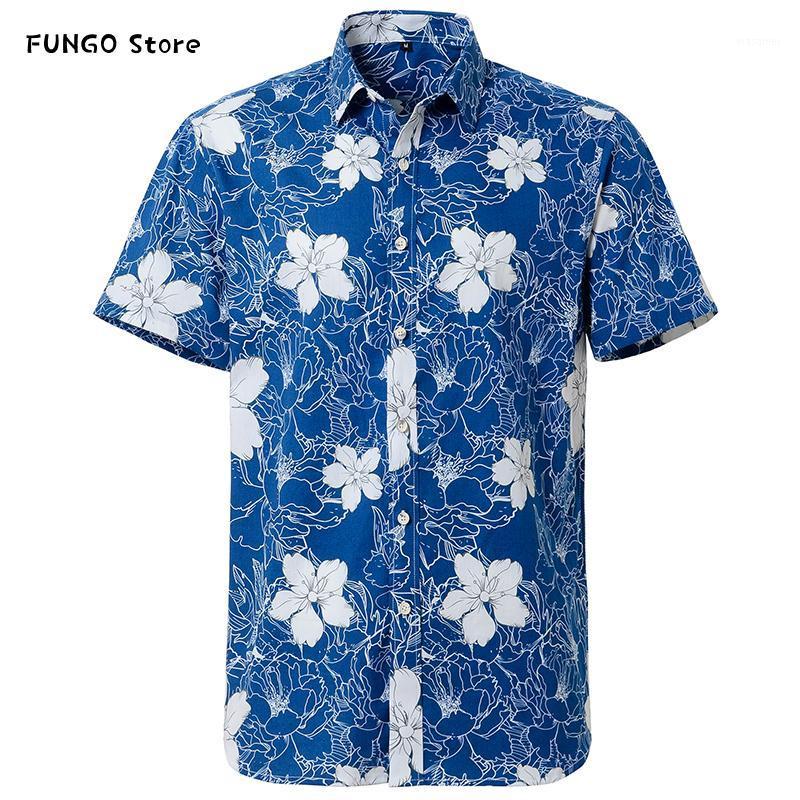 

Summer Floral Hawaiian Men's Shirt Short Sleeve Regular Fit Beach Wearing Factory Direct Sell Casual Shirts, 8032-1
