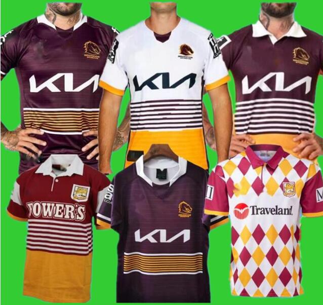 

2022 2023 BRISBANE BRONCOS ANZAC Round rugby Jerseys 22 23 nrl League rugby shirts S-5XL, Rugby jersey