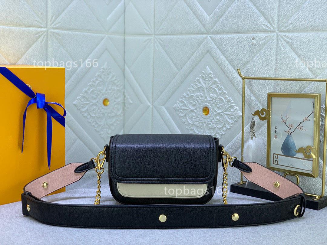 

2022 New style Lockme bag Tender women messenger package luxury brand designer bag Genuine Leather shoulder bags clutch handbag tote M59491 M58554 M58555 M58557, Black