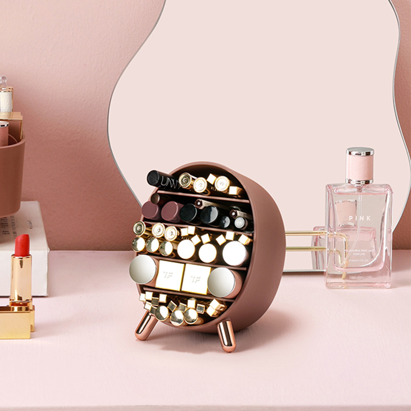 Cosmétique Organisateur Maquillage Boîte De Rangement De Bureau Multi-Grille Cosmétiques Présentoir Ménage Crayon À Sourcils Brosse Brillant À Lè