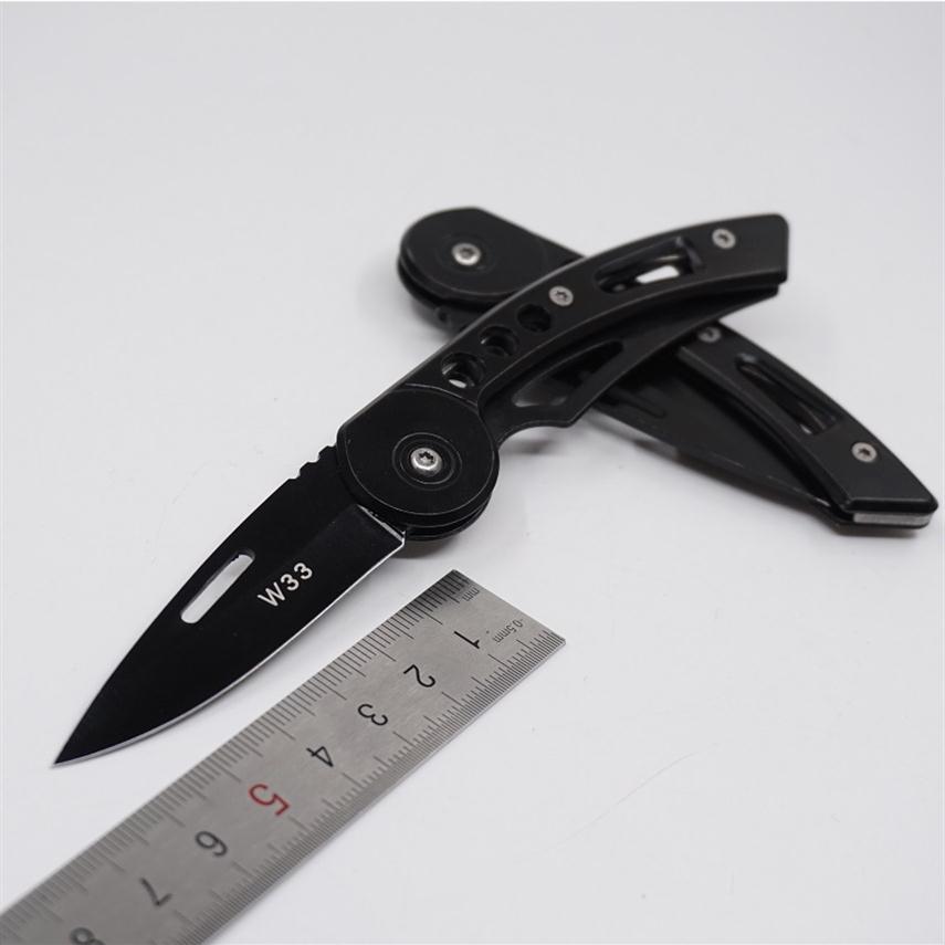 

W33 Folding Knife Surviving Tactical Knife Army Pocket Knife Outdoor Rescue Huntting Knives Stainless Steel Fishing Camping Gear E245O