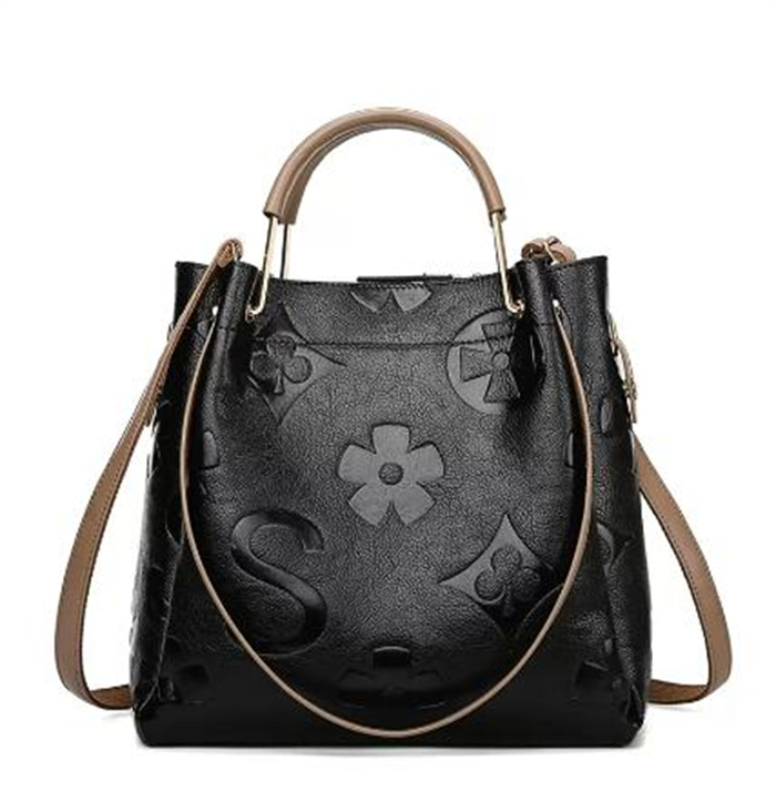 

Big Women Bucket Bag Female Shoulder Bags Large Size Vintage Soft Leather Lady Cross Body Handbag for Womens Hobos Bag Tote, Color