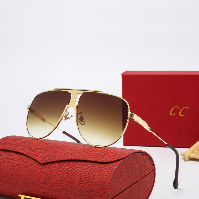 

2022 New Fashion Lady Oversize Rimless Square Bee Sunglasses Women Men Small Glasses Gradient Sun Glasses Female UV400