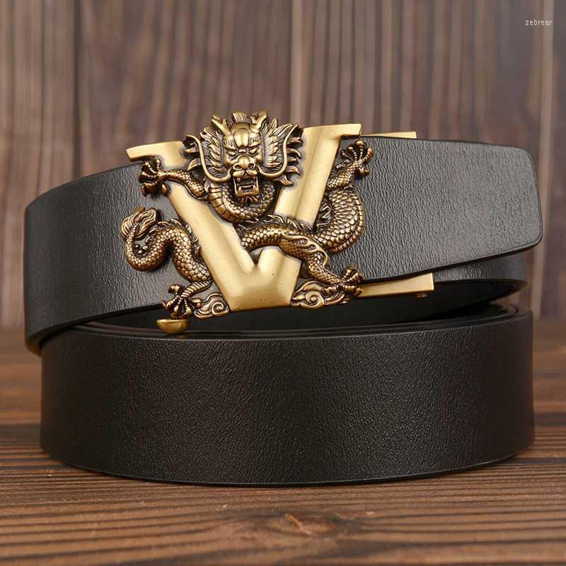 

Belts China Buckle Belt Men Cowskin Genuine Luxury Leather Men's For Strap Male Metal Automatic BuckleBeltsBelts, Black