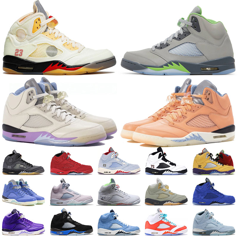 

DJ Khaled Jumpman 5 5s V Mens Retro Designer Basketball Shoes Green Bean Prfc Fire Red What The Gators Hare Concord Sports Sneakers Trainers Big Size 13 Eur 40-47, Pay for box