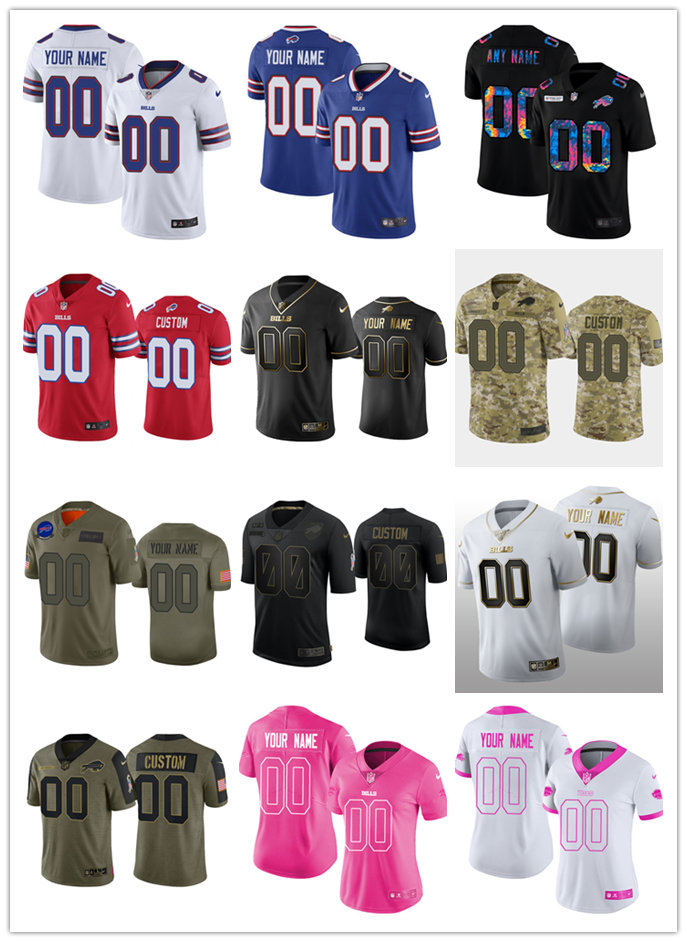 

Customized Football Jersey Buffalo''Bills''MEN WOMEN YOUTH 100% Embroidery S-6XL