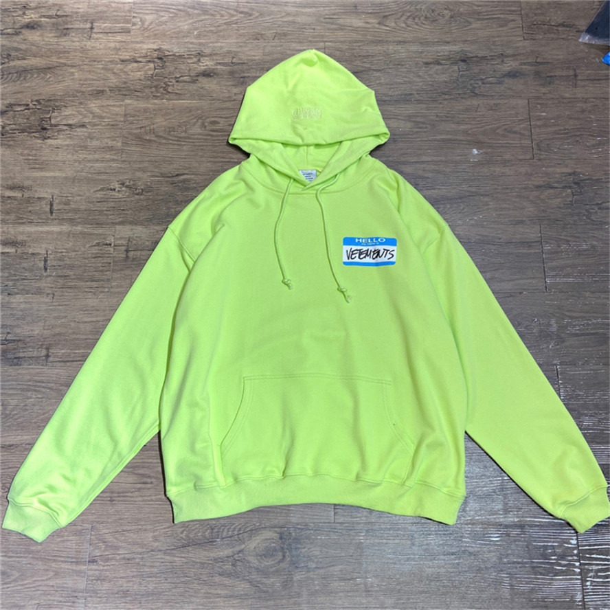 

Hoodie 4 Colors 2021 Men Women 1 High Quality Sweatshirts Oversize Terry Pullovers