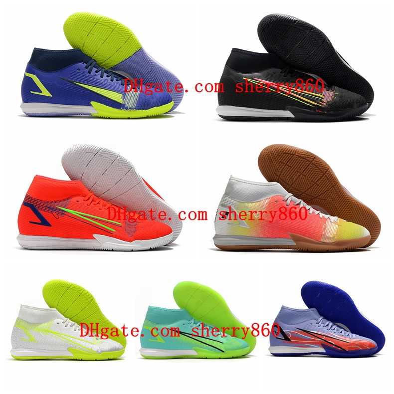 

Mercurial Superfly VIII Academy IC Soccer Shoes Cleats Football Boots scarpe calcio chuteiras de futebol, As picture 3