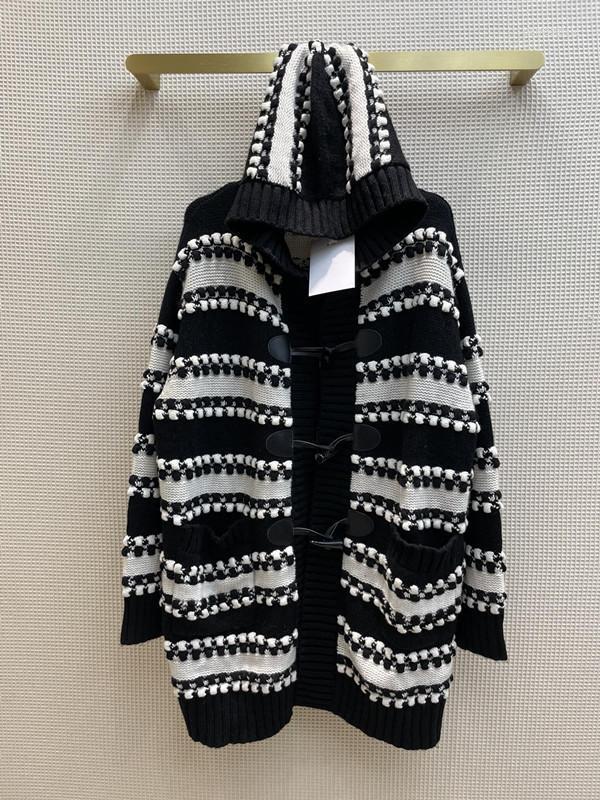 

Women' Knits & Tees 2022 Autumn Winters Lazy Cashmere Knitting Cardigan Coat 1019 Perf22, Black