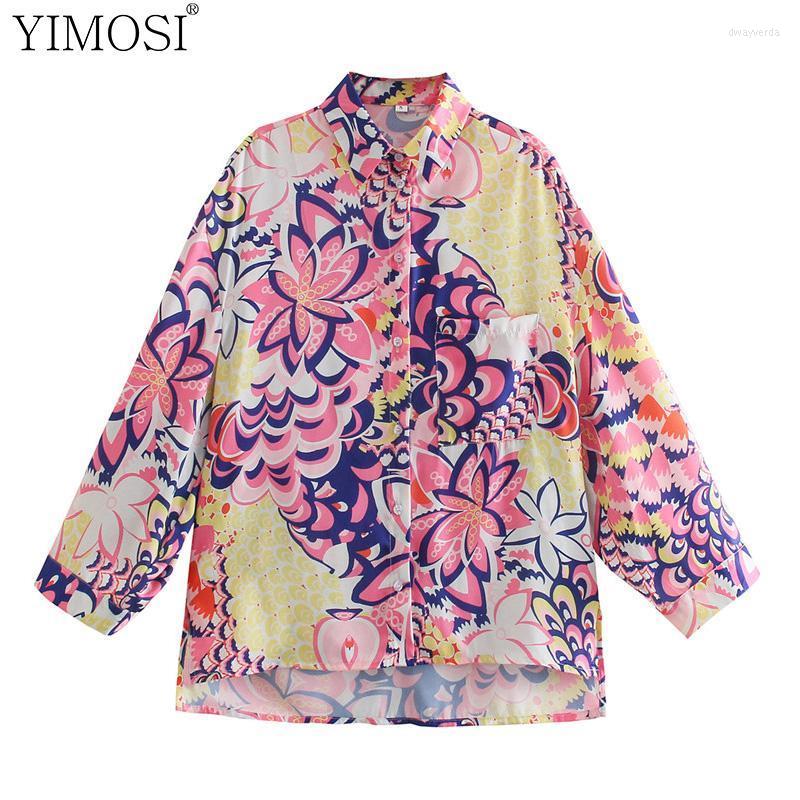 

Women's Blouses & Shirts Summer Autumn Vintage Floral Printed Women Ladies Casual Loose Long Sleeve Suits Female Chic TopsWomen's Women'sWom, Xr8297