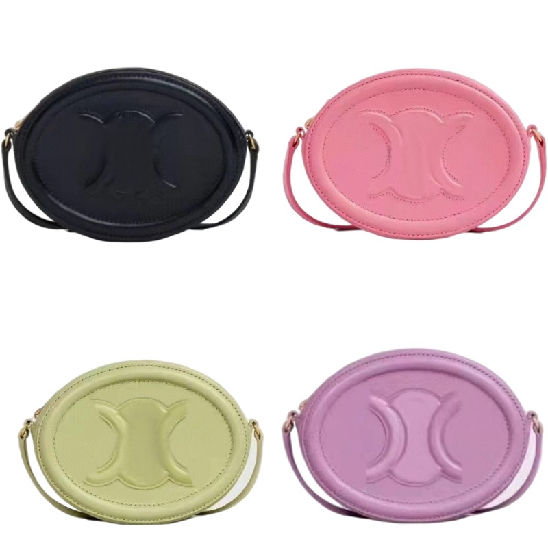 

Designers Women Embossed Metal Zipper Handbags Bag Crossbody Oval Party PurseIn Smooth Calfskin Shoulder Beach Mini Evening Party Wallet, Red