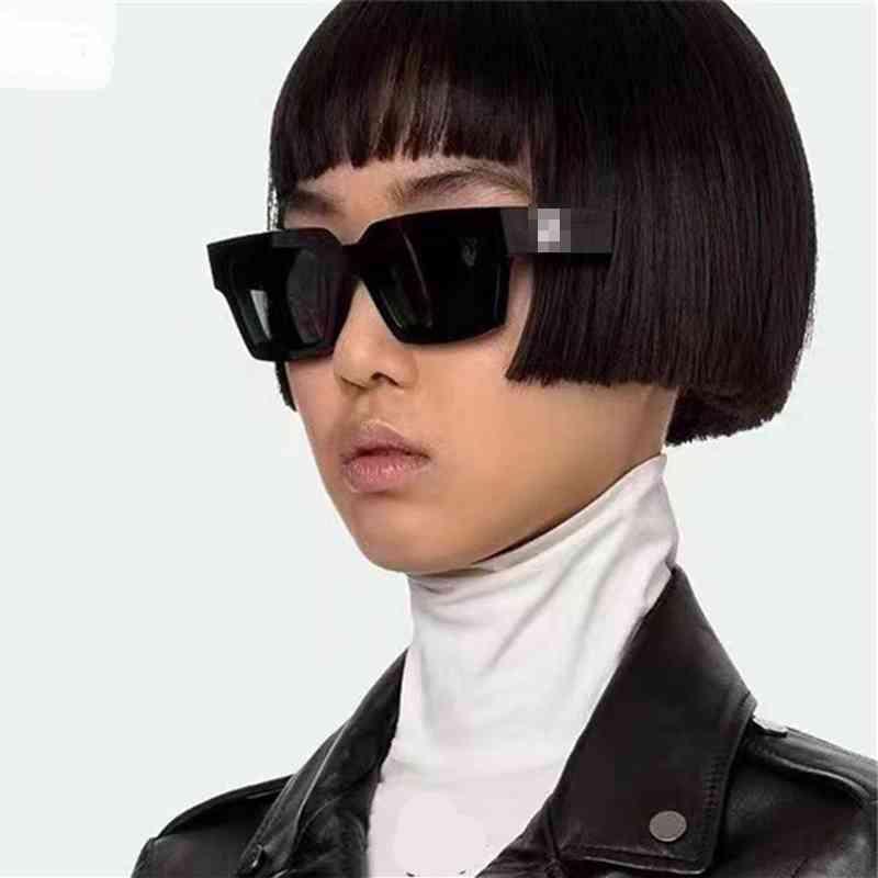 Lunettes de soleil Summer Femmes Men 2022 Produits de tendance Rectangle RECTANGE DE HAUTE QUALITÉ VERIE VINTAGE