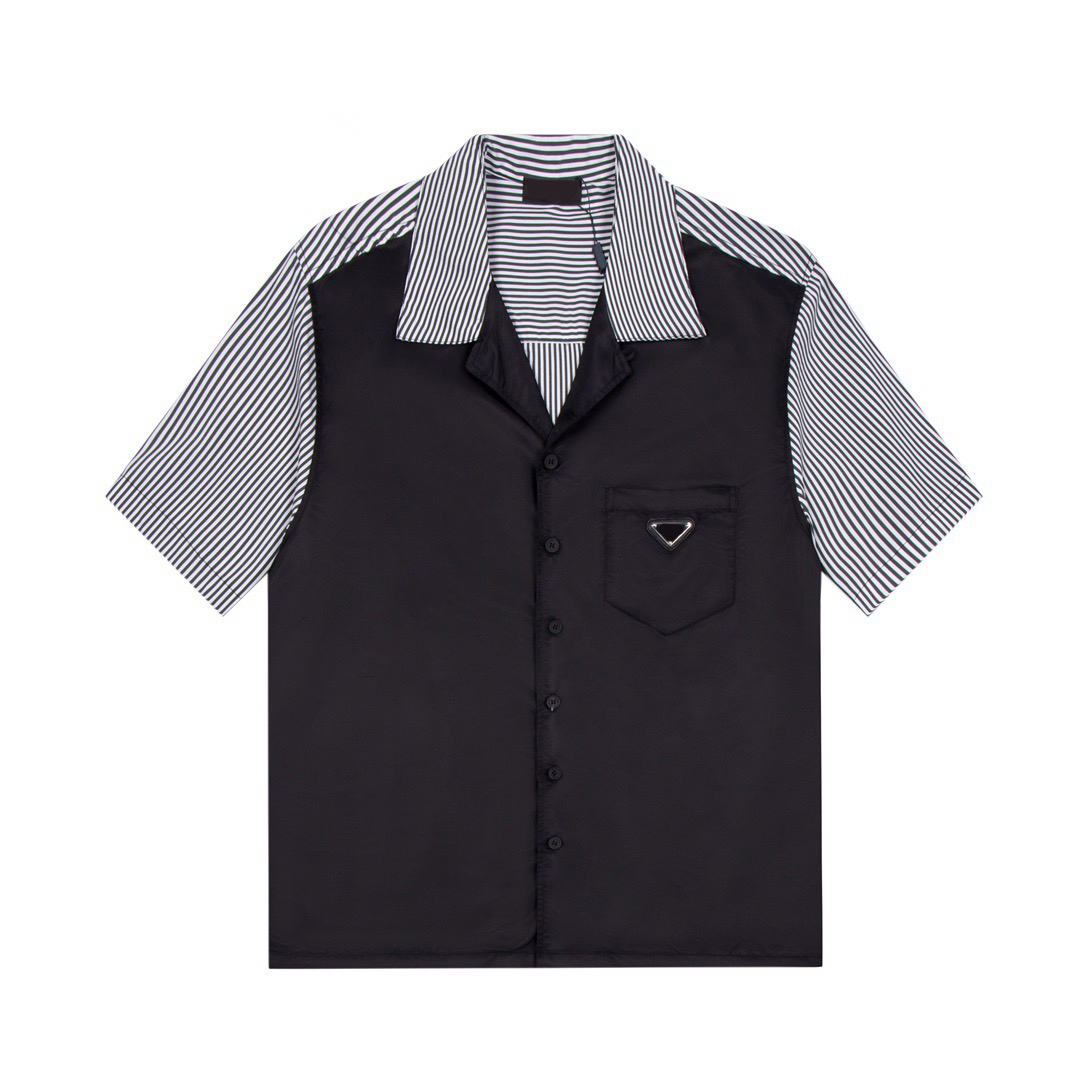 

men's sweater suit hooded casual fashion color stripe printing Asian size high quality wild breathable long sleeve T-Shirts 24g