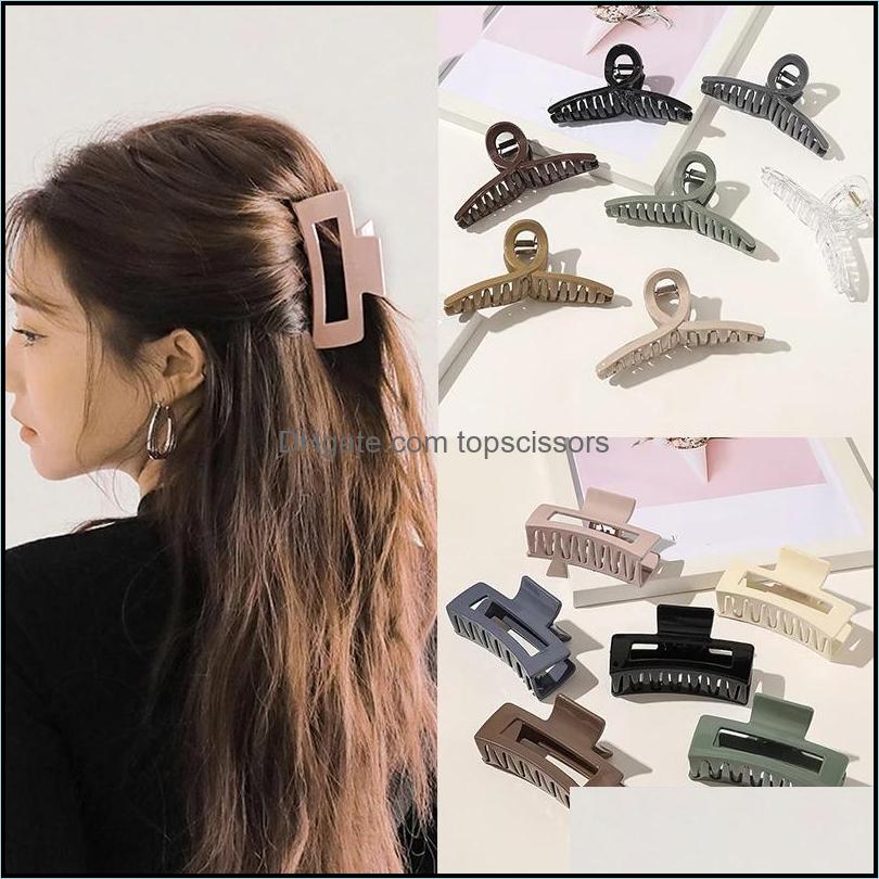 

Hair Accessories Tools Products Vintage Clips For Women Simple Claws Clip Large Geometric Girls Barrettes Hairgrips Drop Delivery 2021 6Ep