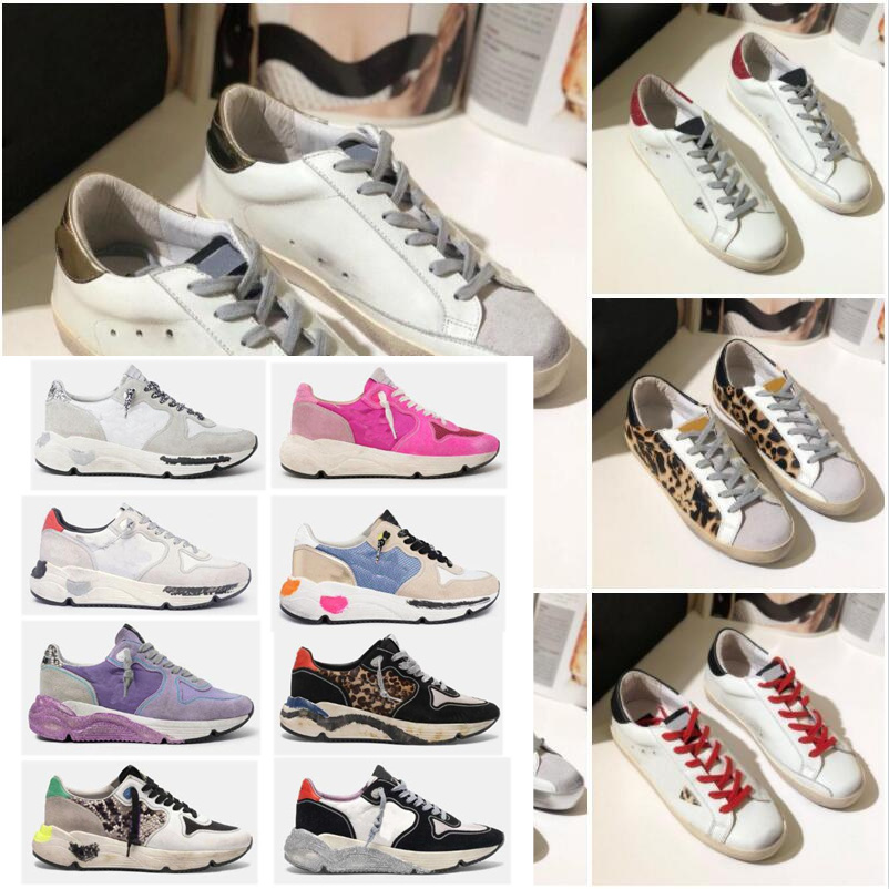 

Designer Training Shoes Super Star Men women Casual Shoes Double Golden Luxurys Italy Brand Shoe Vintage Outdoor Trainers Yellow Bottom Dupe Do-Old Dirty Sneakers, With box