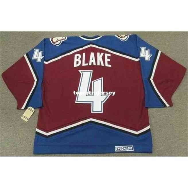

Wholesale Mens Rob Blake 2001 Ccm Vintage Away Cheap Retro Hockey Jersey, Wine red