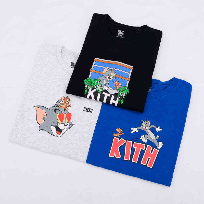 

Designer t shirt Brand Shirt Kid Cat and Mouse Short Sleeve Cart oon T- for Men Women, Window style - black clothes