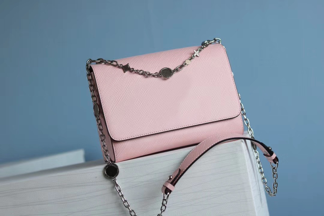 

Designer Dauphine Bag Epi Leather Lady Elegant Sling Bags Twist Lock 4Colors