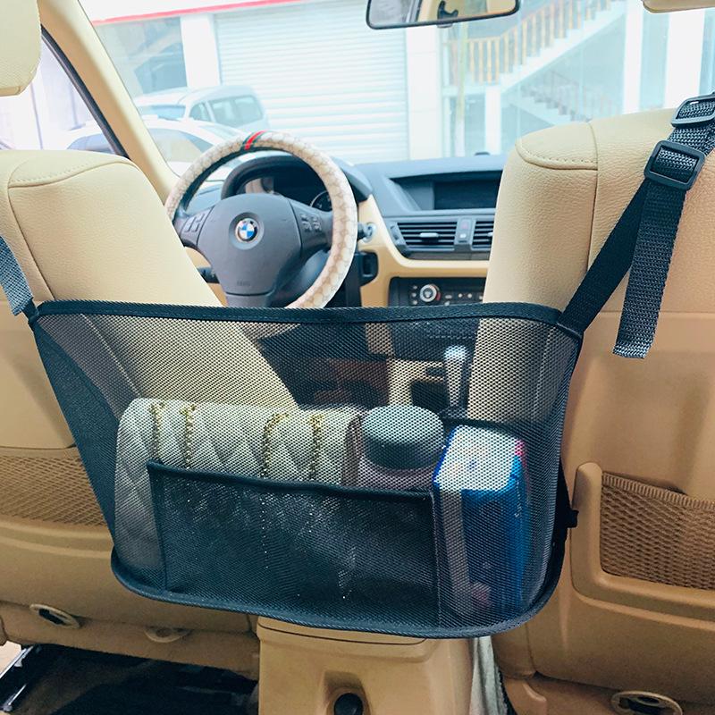

Car Organizer Seat Storage Net Pocket Bag Back Folding Hanging